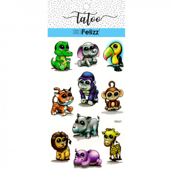 Wholesale ephemeral tattoos, for professionals FH247 - Felizz