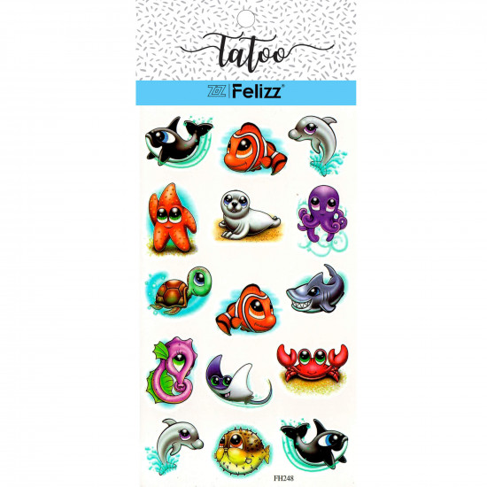 Wholesale ephemeral tattoos, for professionals FH248 - Felizz