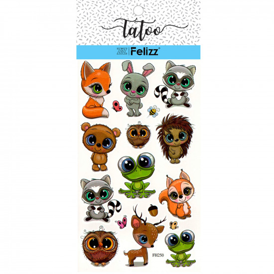Wholesale ephemeral tattoos, for professionals FH250 - Felizz