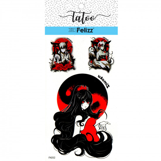 Tatuajes efímeros al por mayor, para profesionales FH252 - Felizz