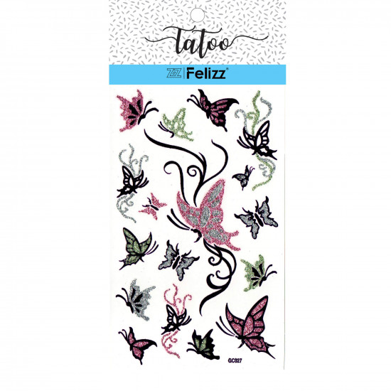 Wholesale ephemeral tattoos, for professionals GC027- Felizz