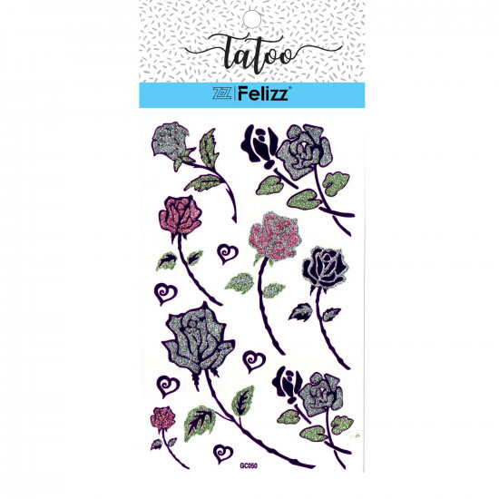Wholesale ephemeral tattoos, for professionals GC050- Felizz
