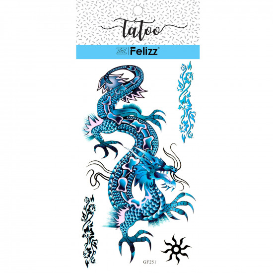 Wholesale ephemeral tattoos, for professionals GF251- Felizz