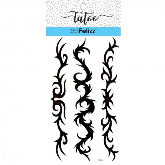 Tatuajes efímeros al por mayor, para profesionales GF639- Felizz