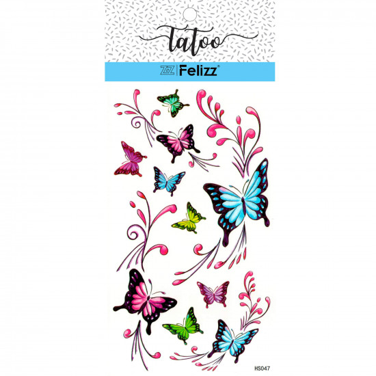 Wholesale ephemeral tattoos, for professionals HS047- Felizz
