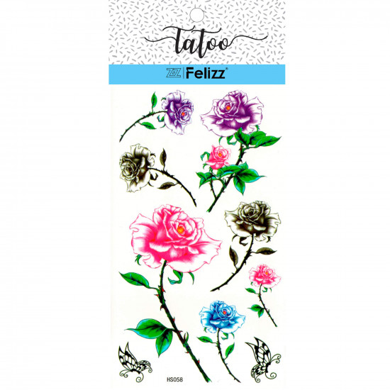 Grossiste tatouages éphémères, pour professionnels HS058- Felizz