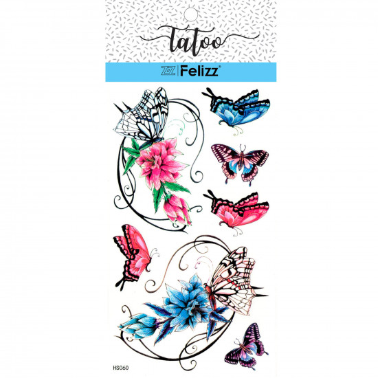 Tatuajes efímeros al por mayor, para profesionales HS060- Felizz