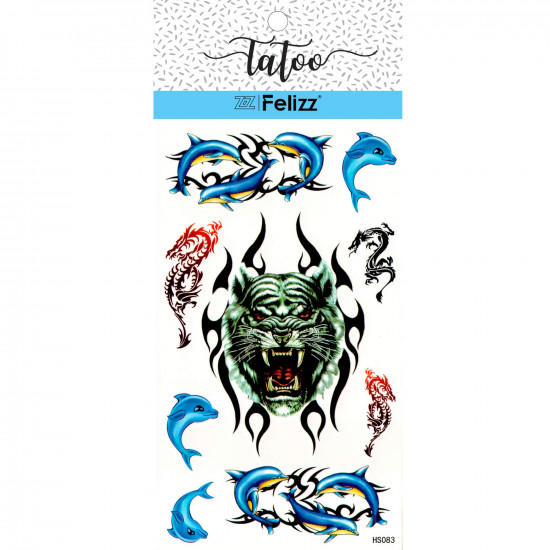 Wholesale ephemeral tattoos, for professionals HS083- Felizz