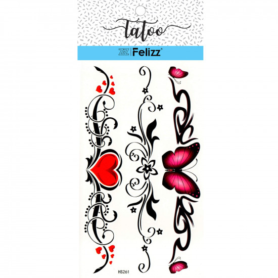 Wholesale ephemeral tattoos, for professionals HS261- Felizz
