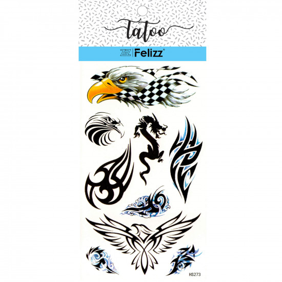 Tatuajes efímeros al por mayor, para profesionales HS273- Felizz