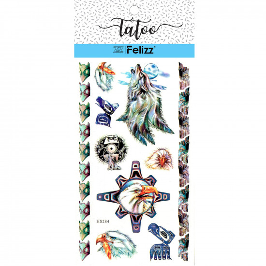 Wholesale ephemeral tattoos, for professionals HS284- Felizz