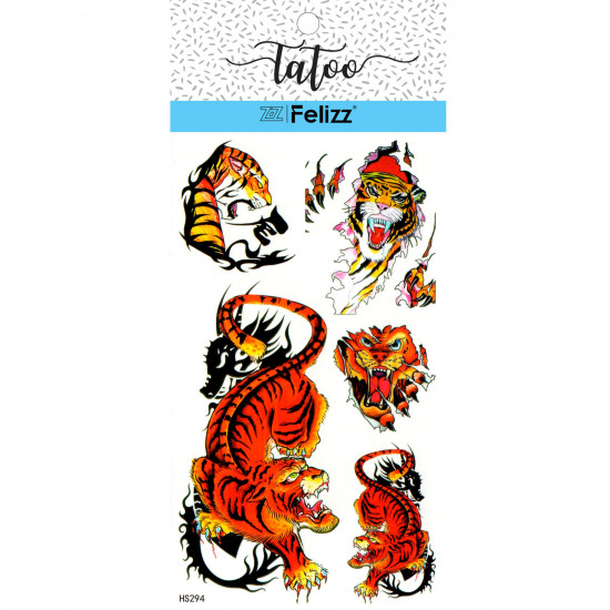 Wholesale ephemeral tattoos, for professionals HS294- Felizz
