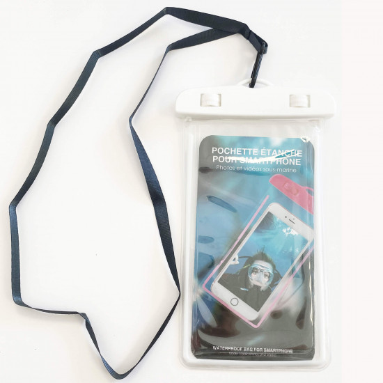 Best waterproof smartphone pouches wholesale WHITE - Felizz