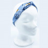 Light blue leaf bow headband