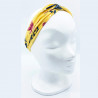 Yellow leaf knot headband