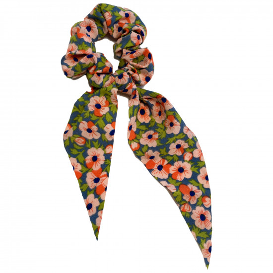 Wholesaler chouchou, lot chouchou floral scarf AB011-3 - Felizz
