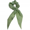Chouchou foulard satiné vert