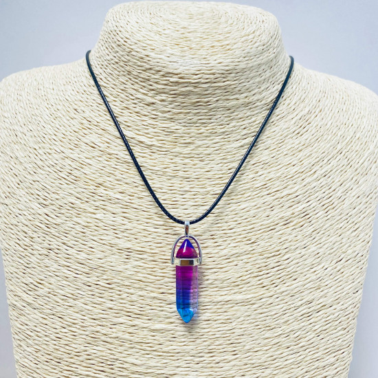 Wholesale glass necklaces for professionals, purple gradient