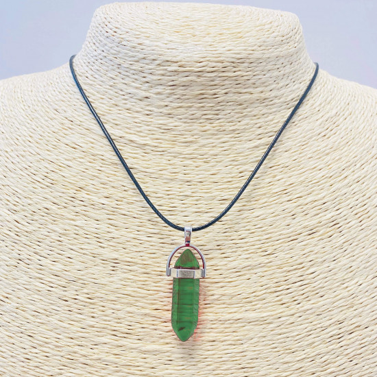 Collares de cristal al por mayor para profesionales, verde