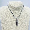 Collier en Verre noir