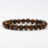 Oeil de Tigre 2 mineral bracelets