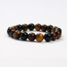 Mineral bracelets Tiger Eye, Bull's Eye and Obsidian