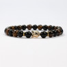 Mineral bracelets Tiger Eye and Obsidian 2
