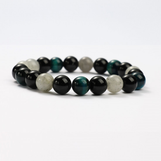 Wholesale mineral jewelry, Tiger eye, Obsidian and Labradorite mineral bracelets