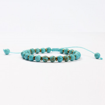 G151-33 Bracelets minéraux Magnésite
