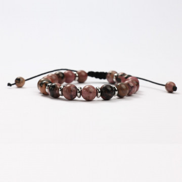 G151-52 Bracelets minéraux Rhodonite