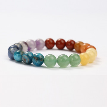 G151-78 Bracelets minéraux 7 chakras
