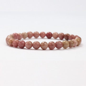 Rhodochrosite mineral bracelets