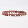 Rhodochrosite mineral bracelets