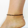 Tiger eye ankle chain