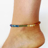 7 chakras ankle chain