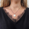 Collier fleur howlite