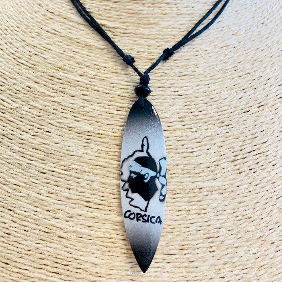 Wholesale excl. professionals, black surfboard necklaces