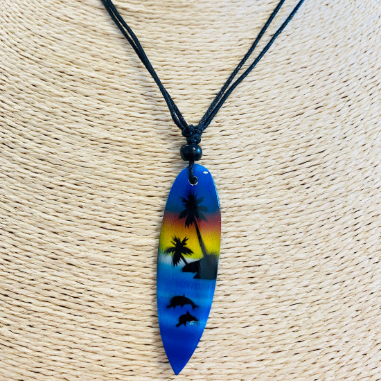 Vente en gros pour professionnels, colliers planche de surf G174-18