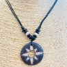 Phantasievolle Halsketten aus Harz G175-30