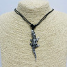Phantasievolle Halsketten aus Harz G175-44