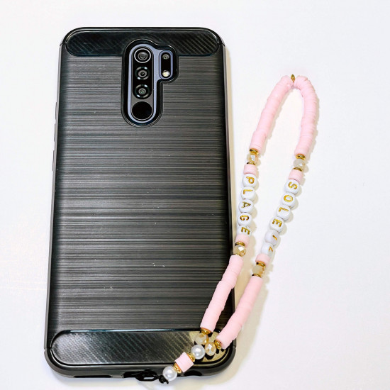 Wholesale smartphone accessories, pink "beach" phone jewelry