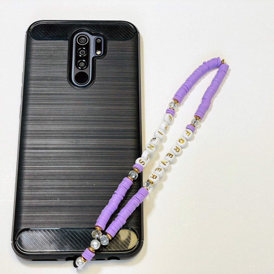 Accessori per smartphone all'ingrosso, gioielli per telefoni "forever friends" lila