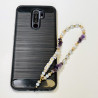 Happy" phone jewelry purple
