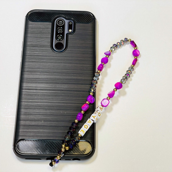 Wholesaler smartphone accessories, phone jewelry "Voyage" purple