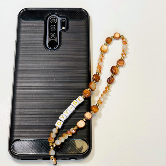 Wholesale smartphone accessories, phone jewelry "Voyage" orange