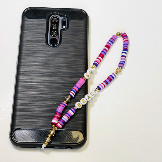 Grossista di accessori per smartphone, gioielli per telefoni viola "Sun Beach