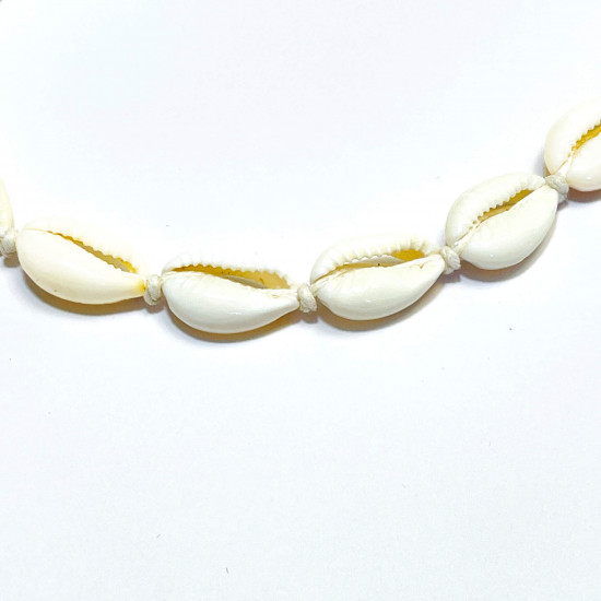 Grossista qualità bigiotteria, bracciale conchiglia corda bianca