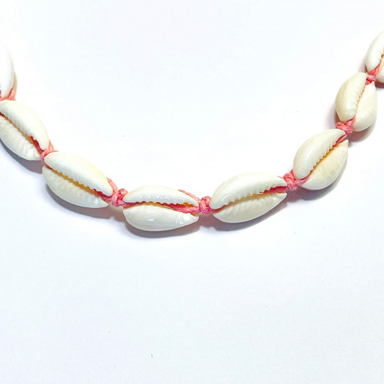 Mayorista de bisuteria de calidad, pulsera de conchas rosas de hilo
