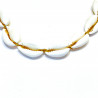 Seashell bracelet golden string