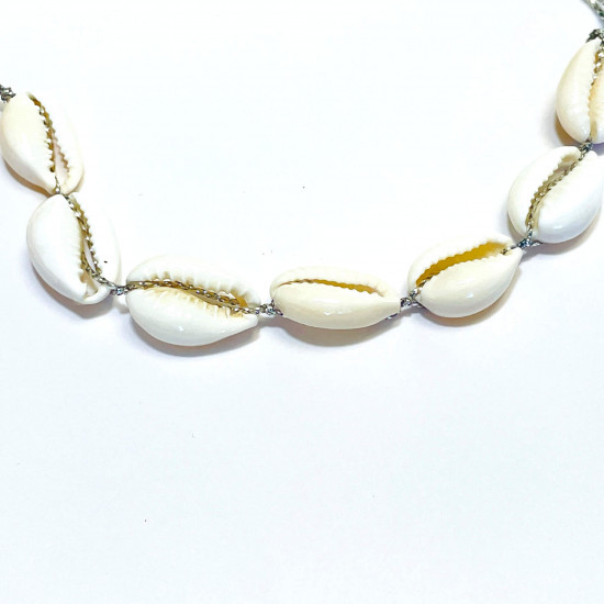 Mayorista bisuteria de calidad, pulsera de concha de hilo de plata
